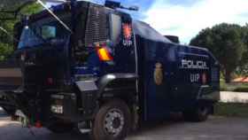 Camión con cañón de agua de la Policía Nacional / EUROPA PRESS