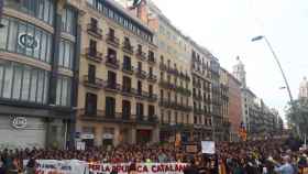 Manifestación de estudiantes en Barcelona en una imagen de archivo / EUROPA PRESS