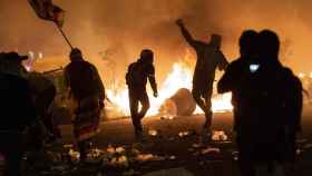 Una imagen de disturbios en Barcelona / EUROPA PRESS - David Zorrakino