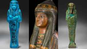 Piezas egipcias que se pueden ver en la nueva exposición 'Hombres y mujeres del antiguo Egipto' / MUSEO EGIPCIO