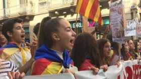 Manifestación de estudiantes en Barcelona / ALBA LOSADA