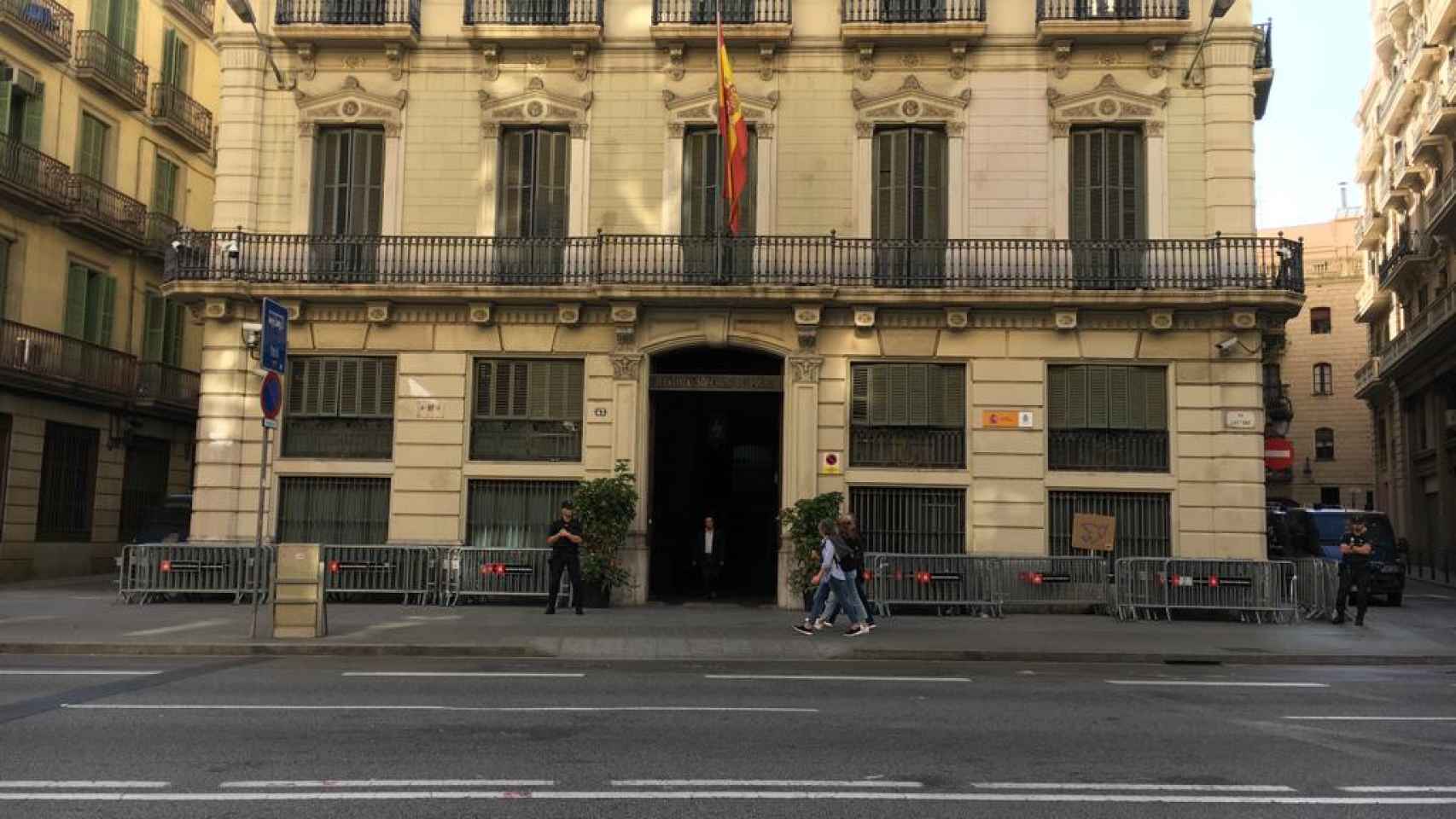 La Jefatura Superior de la Policía Nacional, uno de los edificios del Estado que ERC ha pedido para Barcelona / ALBA LOSADA