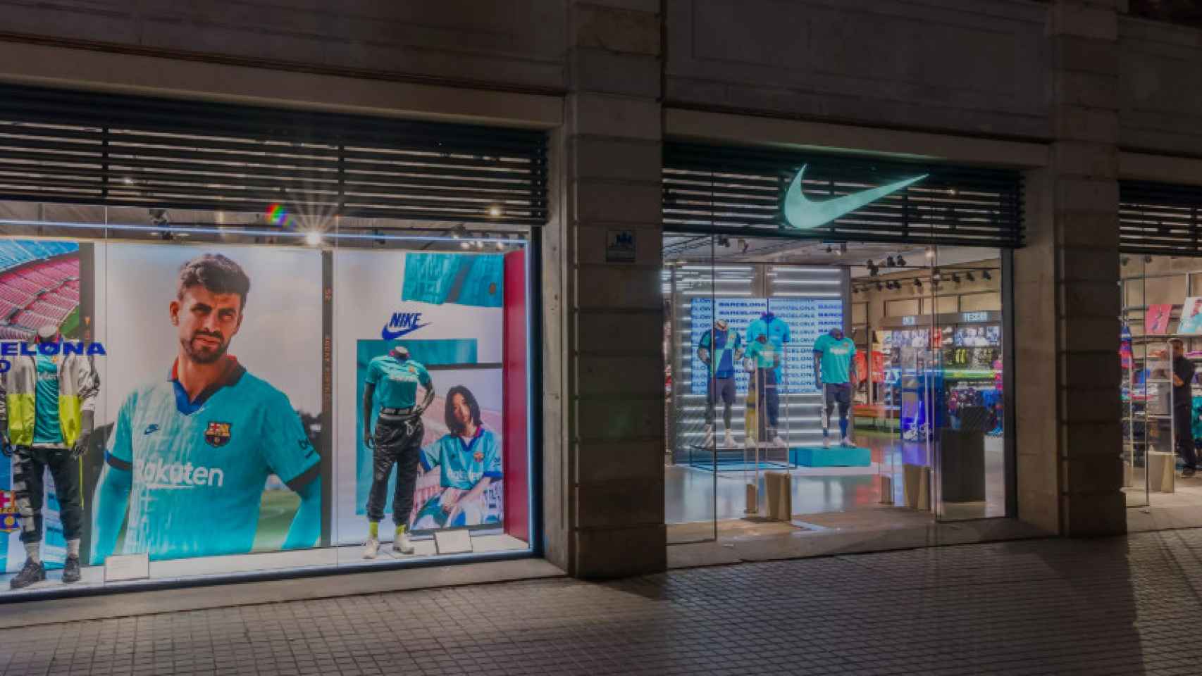Nike Store situado en Las Rambas de Barcelona