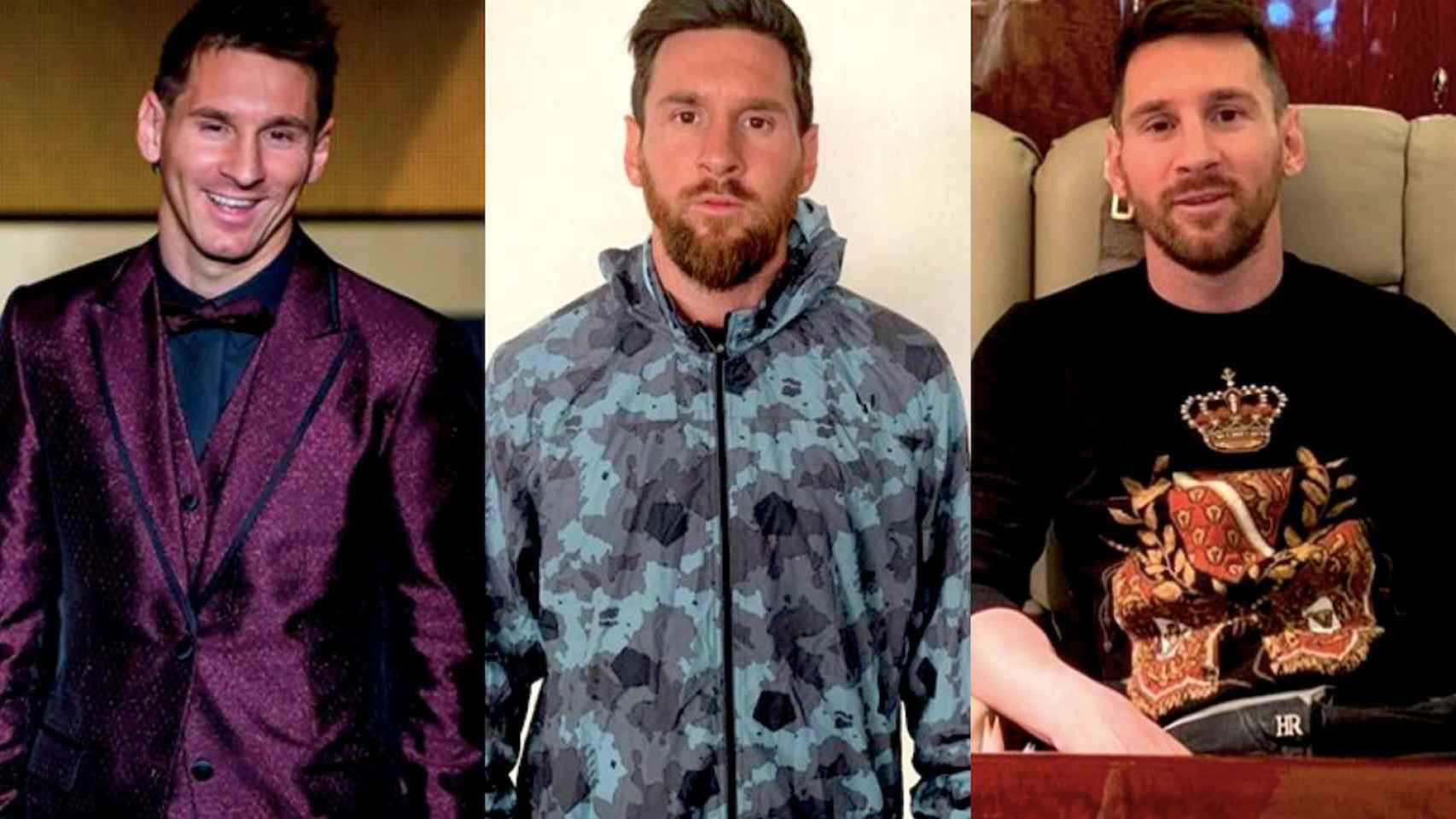 Algunos de los estilismos más chonis del capitán del Barça, Leo Messi / MA