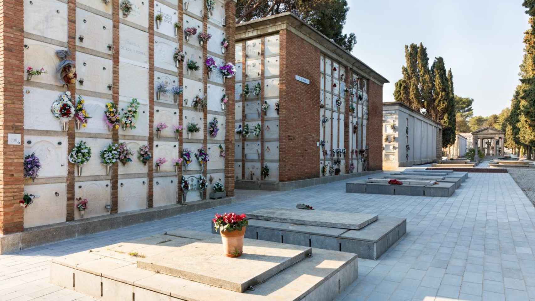 Vista panorámica del Cementerio de Sabadell