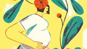 Ilustración que muestra la magia de un embarazo / Alma