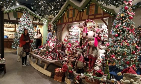 Una de las partes de la tienda de Navidad Käthe Wohlfahrt / P.B.