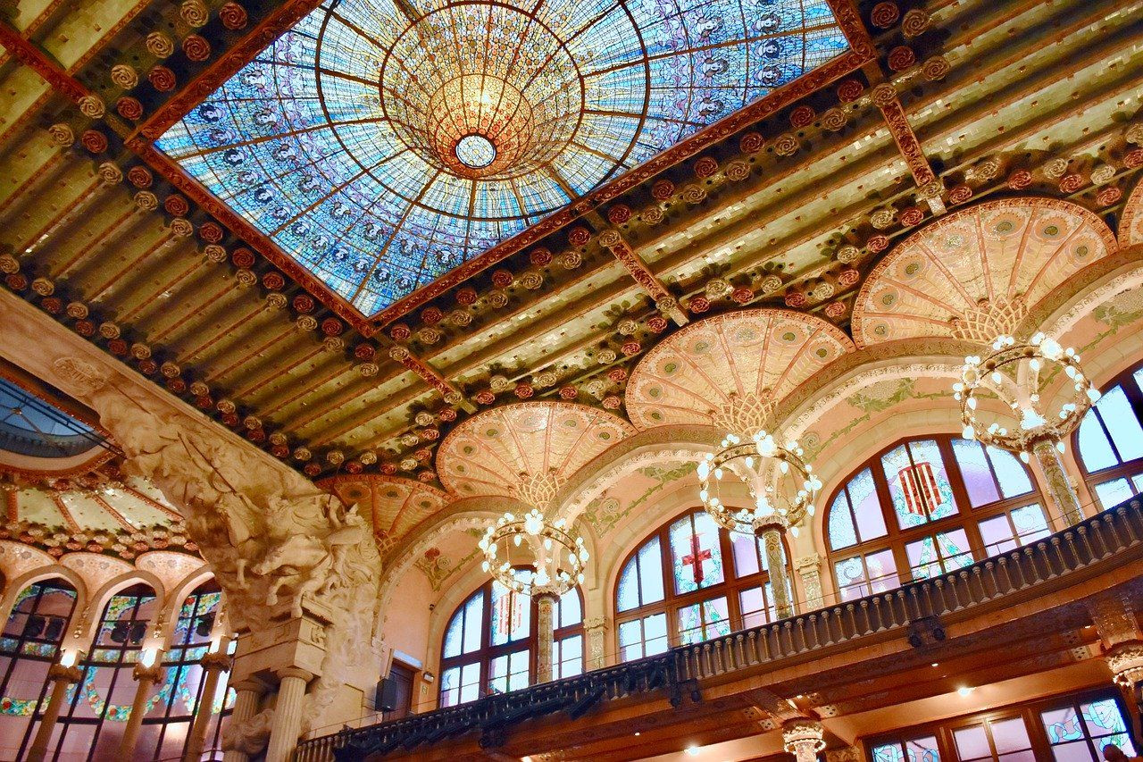 Interior del Palau de la Música Catalana