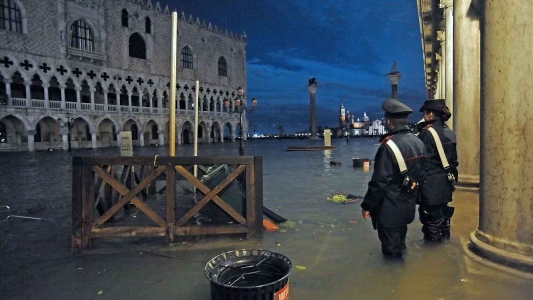 Plaza San Marcos de Venecia absolutamente inundada / EFE