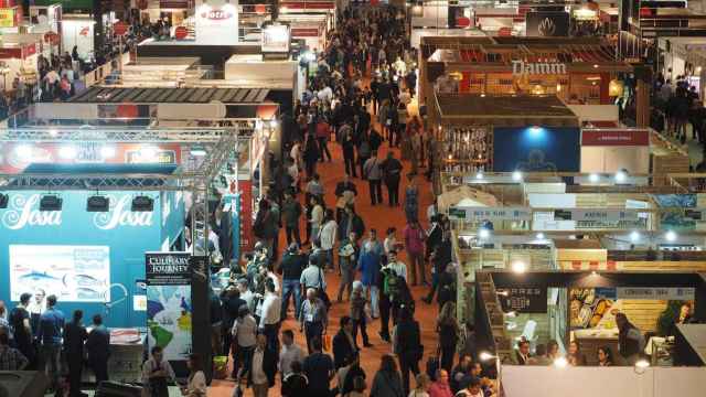 Pasillos del Fórum Gastronòmic de Barcelona en una edición anterior