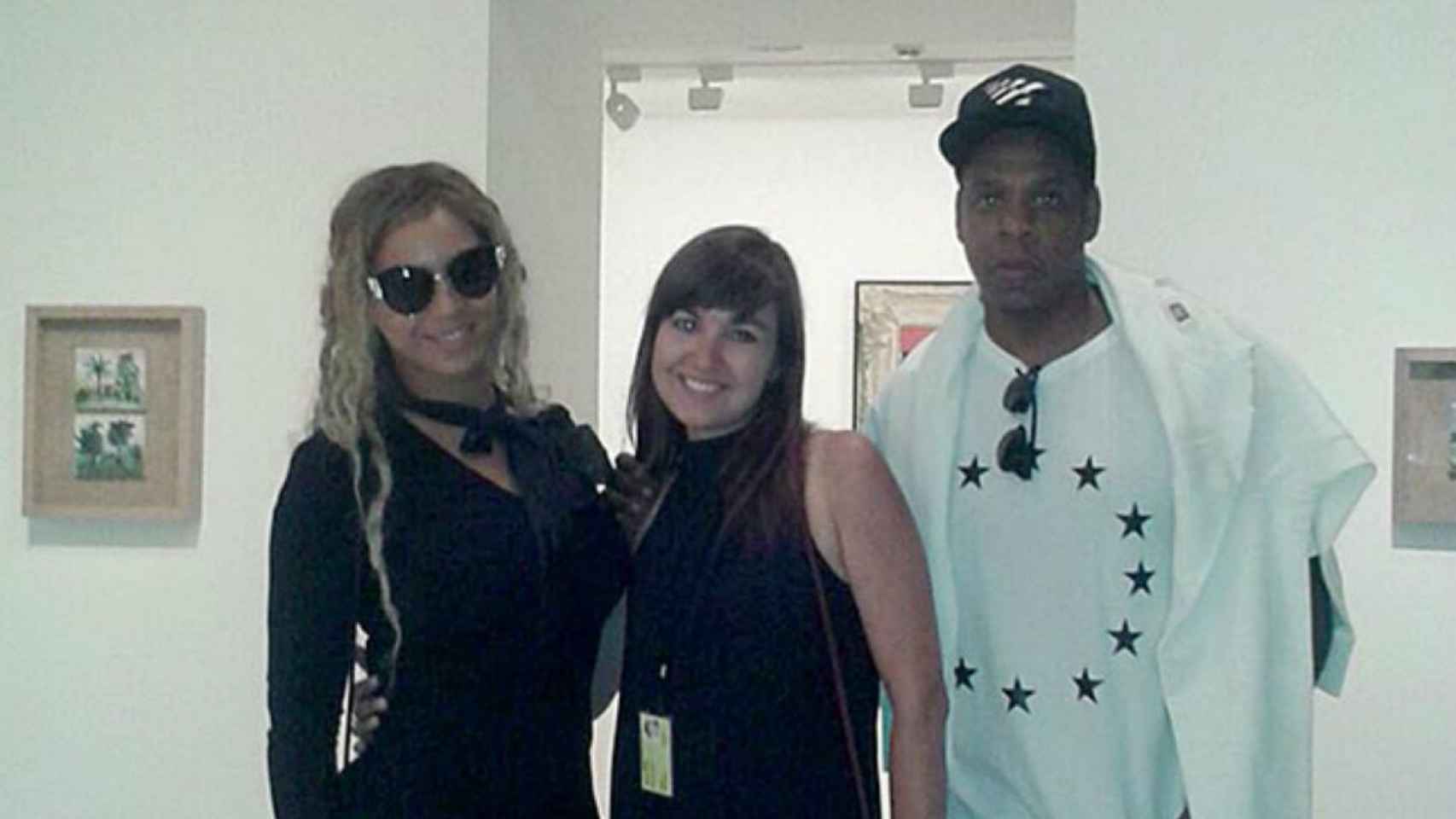 Cristina Belenguer, acompañada de Beyoncé y Jay Z / CRISTINA BELENGUER