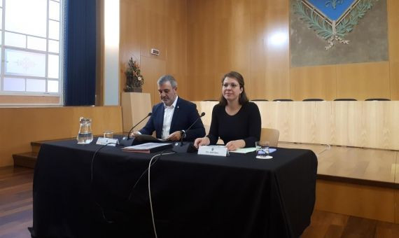 Rueda de prensa de Jaume Collboni y Janet Sanz / EUROPA PRESS