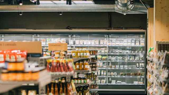 Interior de uno de los supermercados Obbio de Barcelona