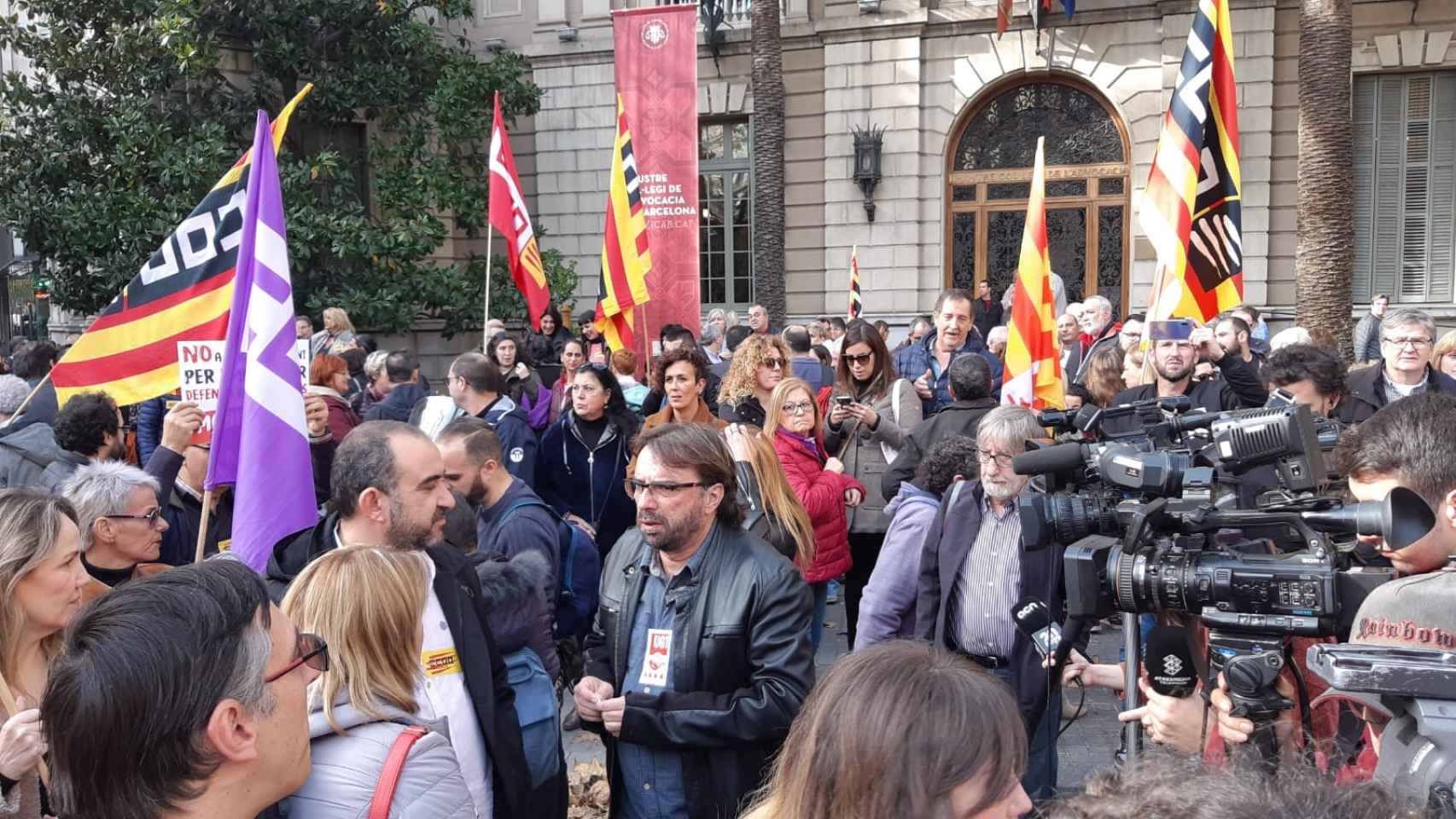 Manifestación contra el despido de trabajadores enfermos en Barcelona / FRANCISCO ALEJANDRO