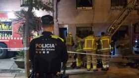 2 heridos en menos de 1 día por sendos incendios en Badalona. El último, en el barrio de Puigfred / GUÀRDIA URBANA DE BADALONA