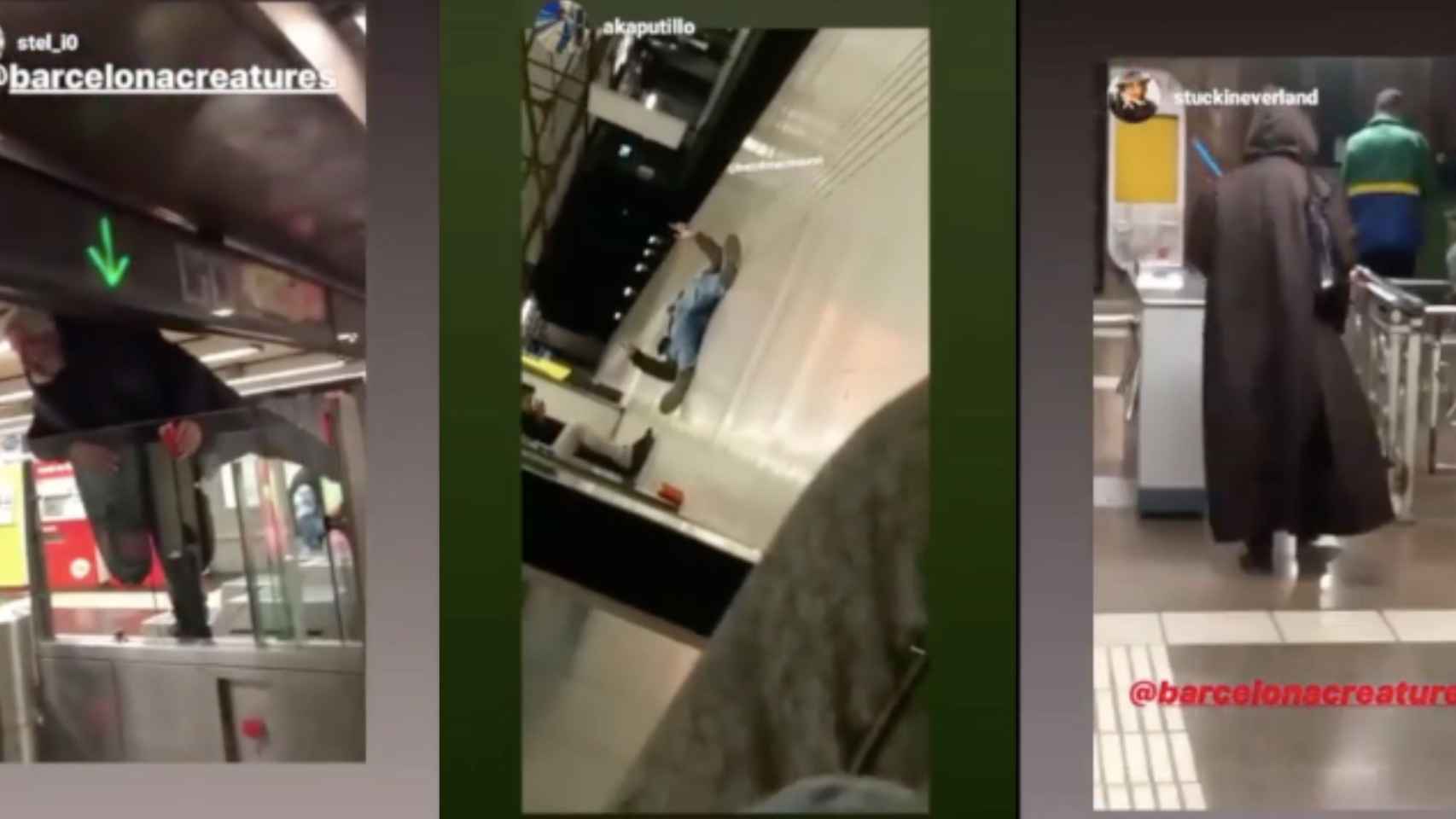 Collage de los momentos más bochornosos del metro de Barcelona / BMAGAZINE