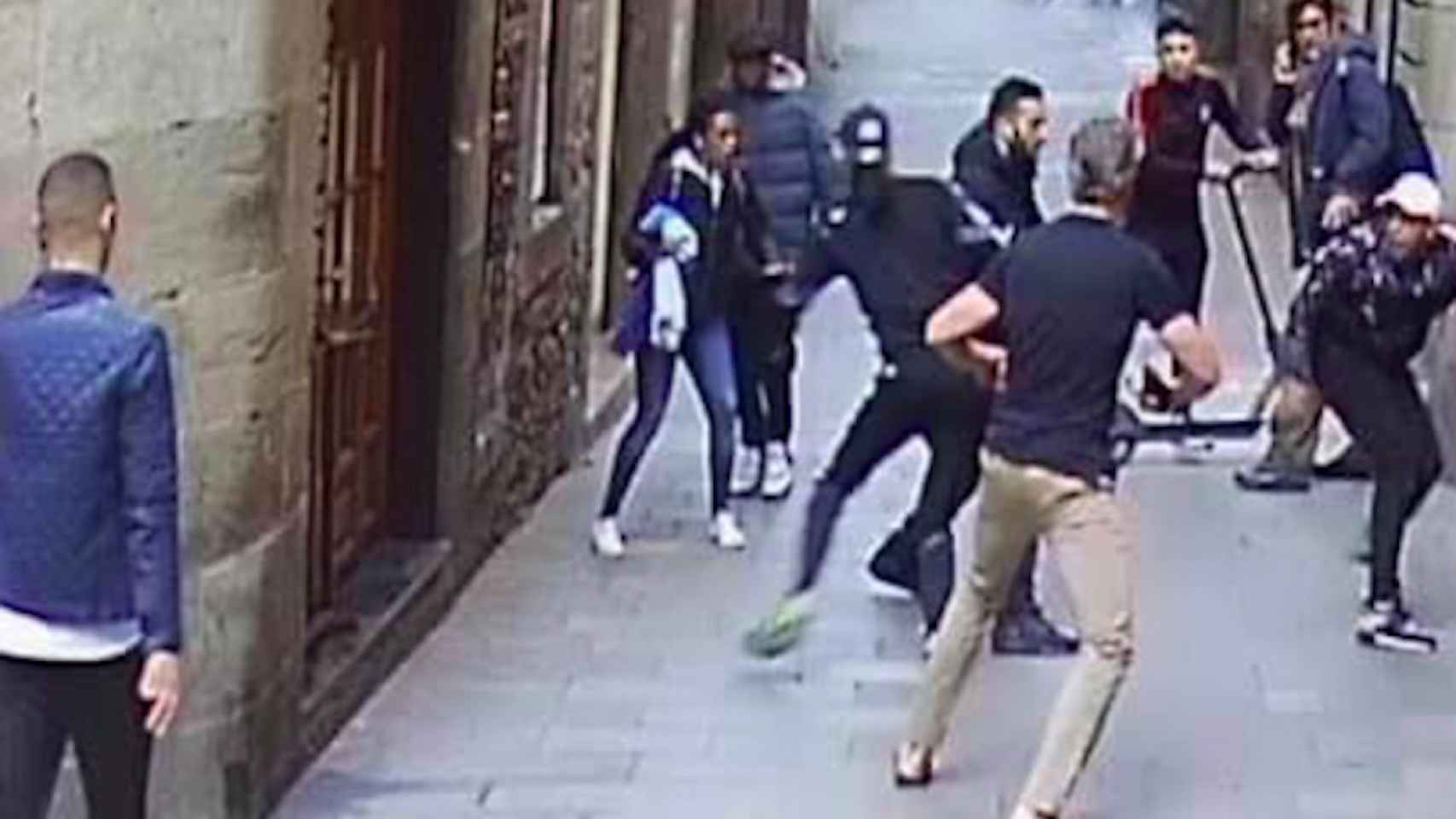 Robo con violencia en el barrio del Gòtic de Barcelona