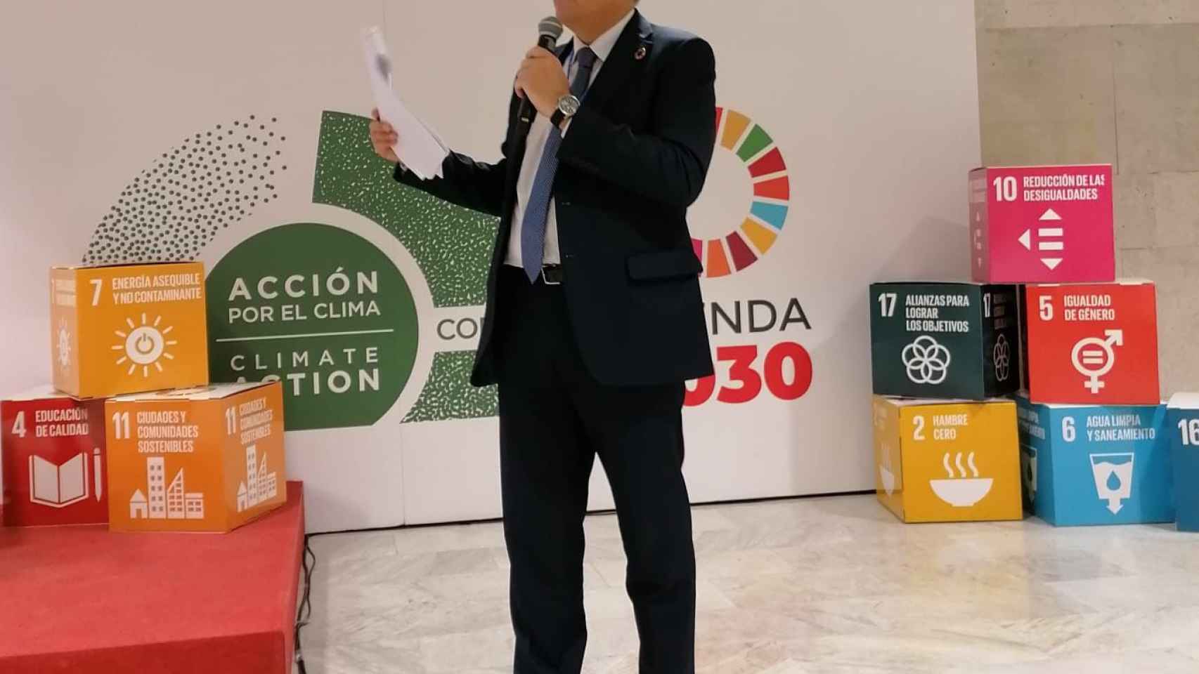 Pere Navarro, delegado especial del Estado en el Consorci de la Zona Franca de Barcelona, en la Conferencia de las Naciones Unidas sobre el Cambio Climático / CZFB