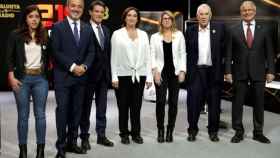 Los candidatos a la alcaldía de Barcelona, el pasado mayo, durante un debate / EFE TONI ALBIR