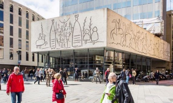 El friso de Picasso en el Colegio de Arquitectos de Cataluña / AYUNTAMIENTO DE BARCELONA