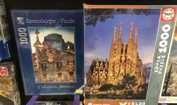 Los puzzles de los monumentos de Gaudí, de los más solicitados en Puzzlemanía / D.F.