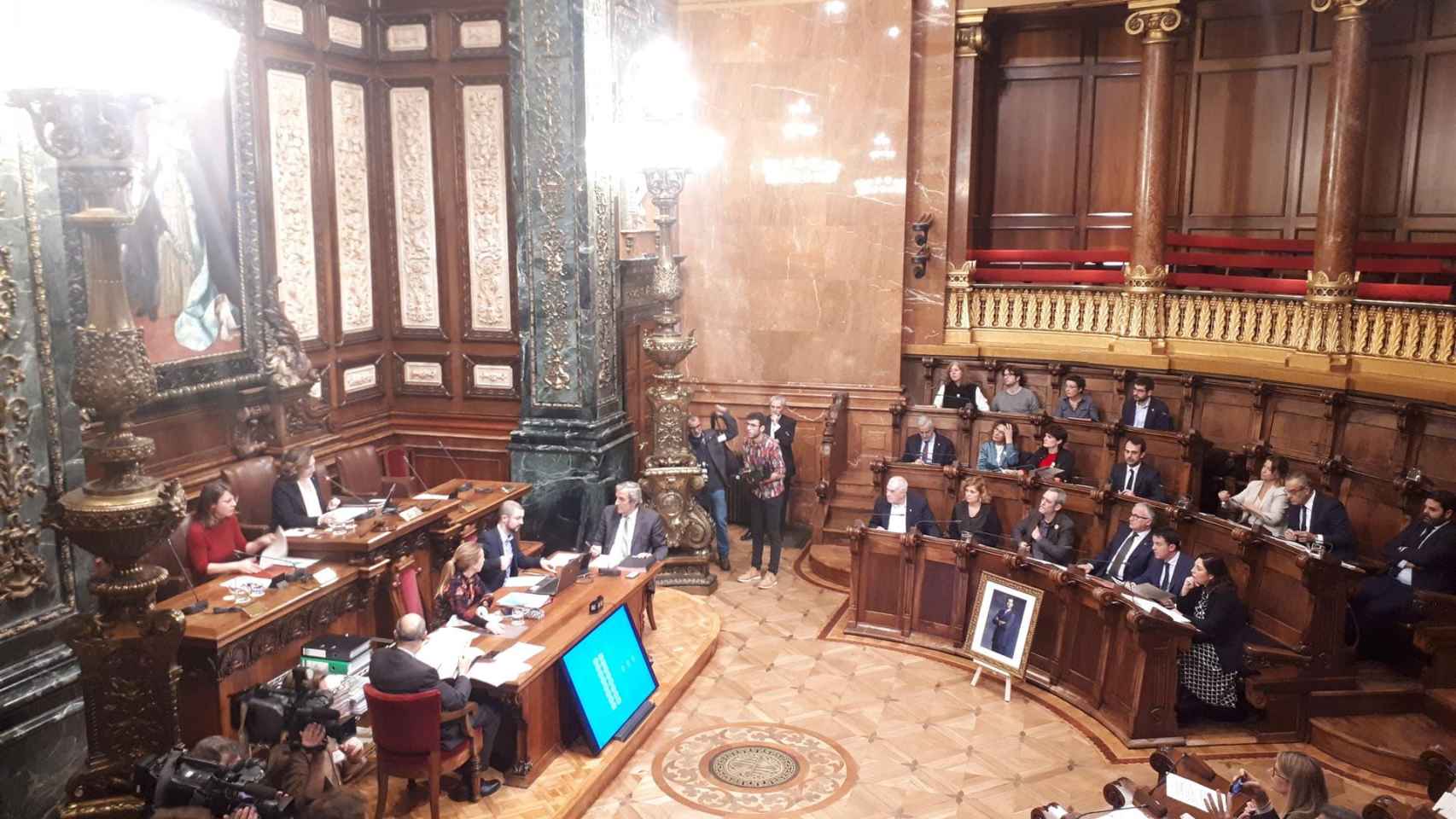 Imagen del pleno del Ayuntamiento de Barcelona del 20 de diciembre / EUROPA PRESS