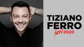 Cartel promocional de la nueva gira de Tiziano Ferro, que llega a Barcelona el próximo 13 de diciembre