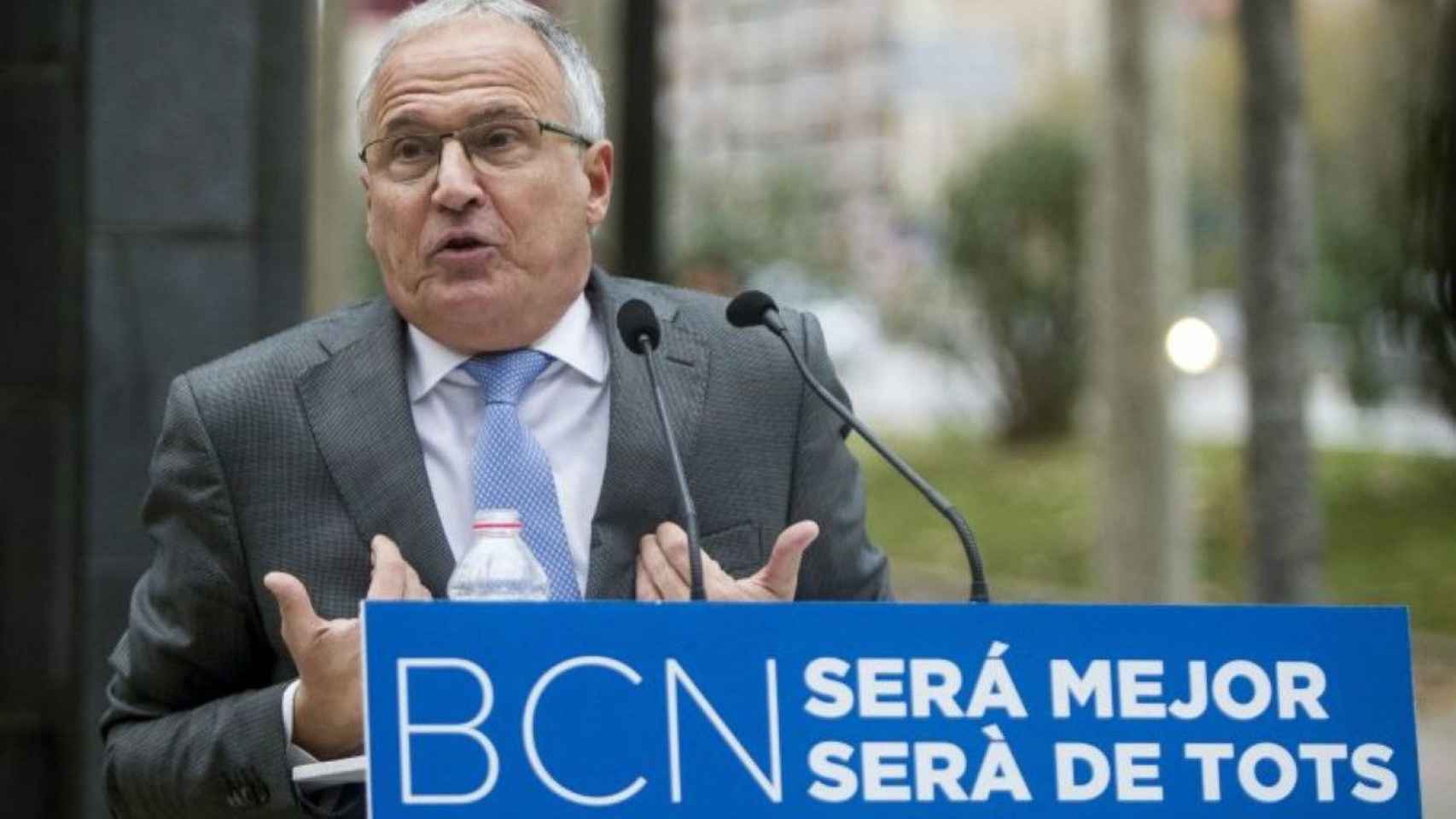 El líder del PP en Barcelona, Josep Bou / HUGO FERNÁNDEZ