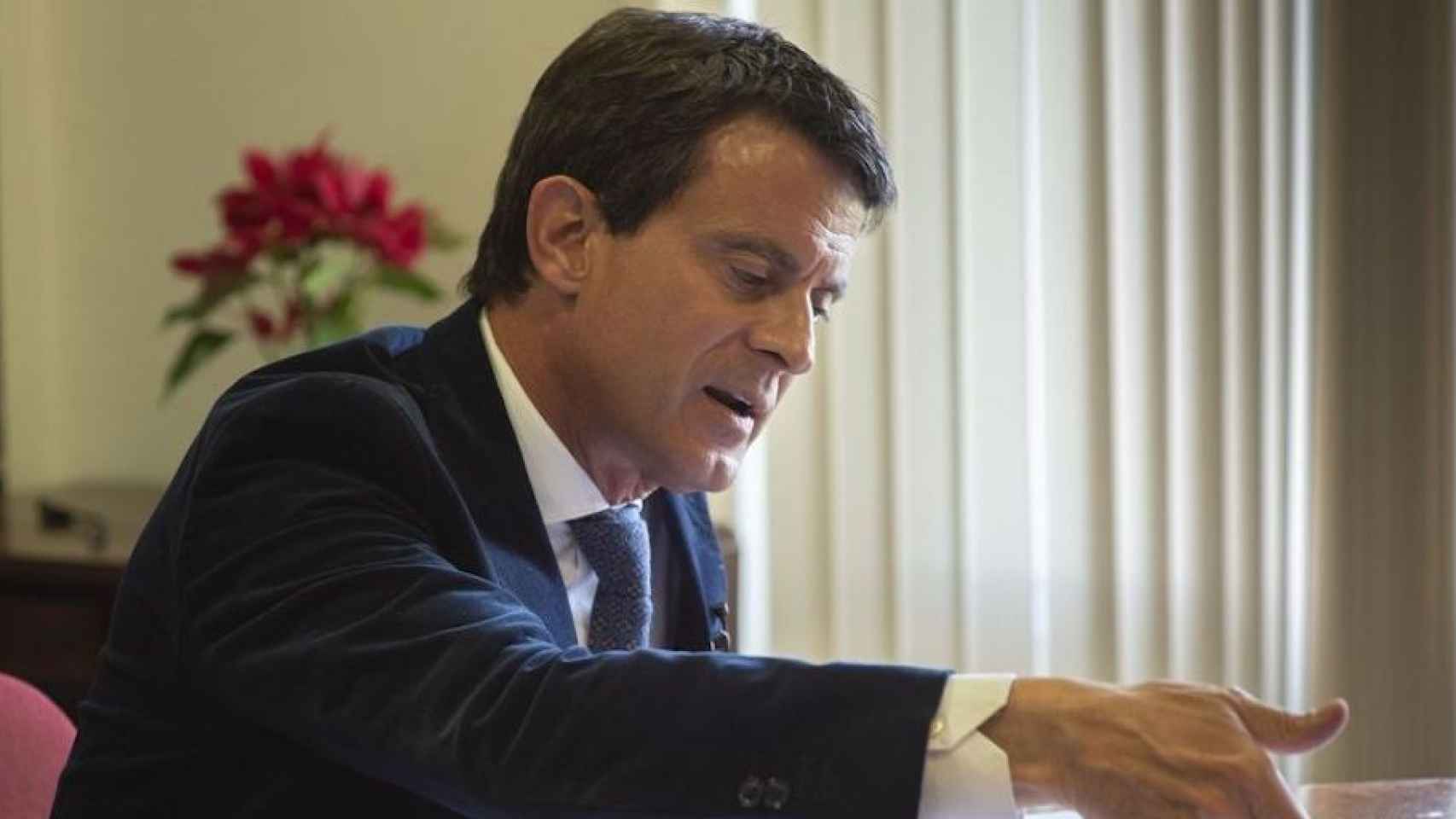 Manuel Valls, durante una entrevista / LENA PRIETO