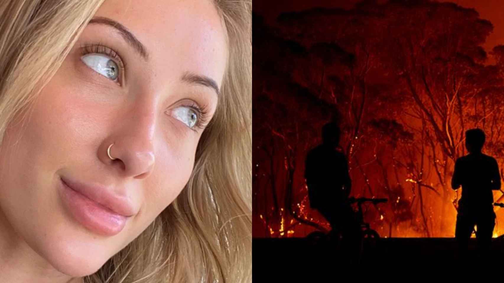La modelo Kaylen Ward que se hace fotos desnuda para contribuir a frenar los incendios de Australia