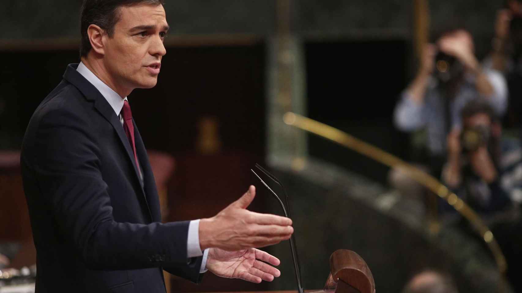 Pedro Sánchez, investido presidente del Gobierno español  / EUROPA PRESS