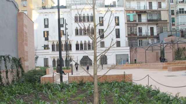 Imagen del patio interior de la 'illa Macaya' situado en la Dreta de l'Eixample / AYUNTAMIENTO DE BARCELONA