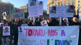 Protesta en plaza Catalunya por el presunto secuestro en Honduras de un alumno de un instituto de Badalona (Barcelona) / EUROPA PRESS