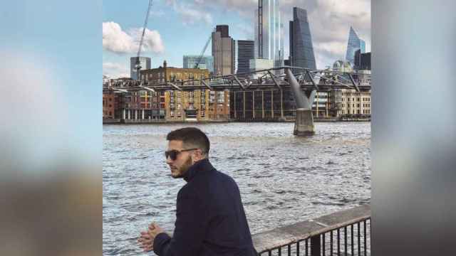 El presentador de televisión Nando Escribano en un viaje a Londres / INSTAGRAM