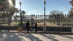 El parque de la Ciutadella, cerrado por el coronavirus / EUROPA PRESS