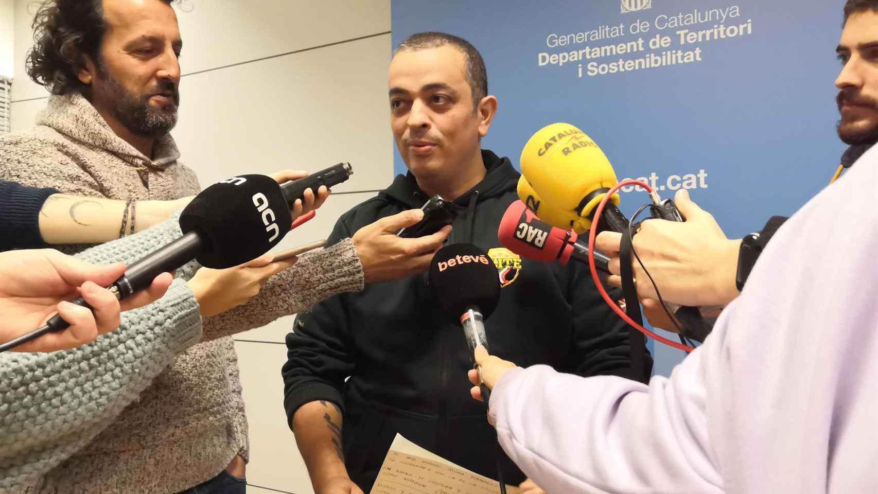 Tito Álvarez, portavoz de Élite Taxi / EUROPA PRESS