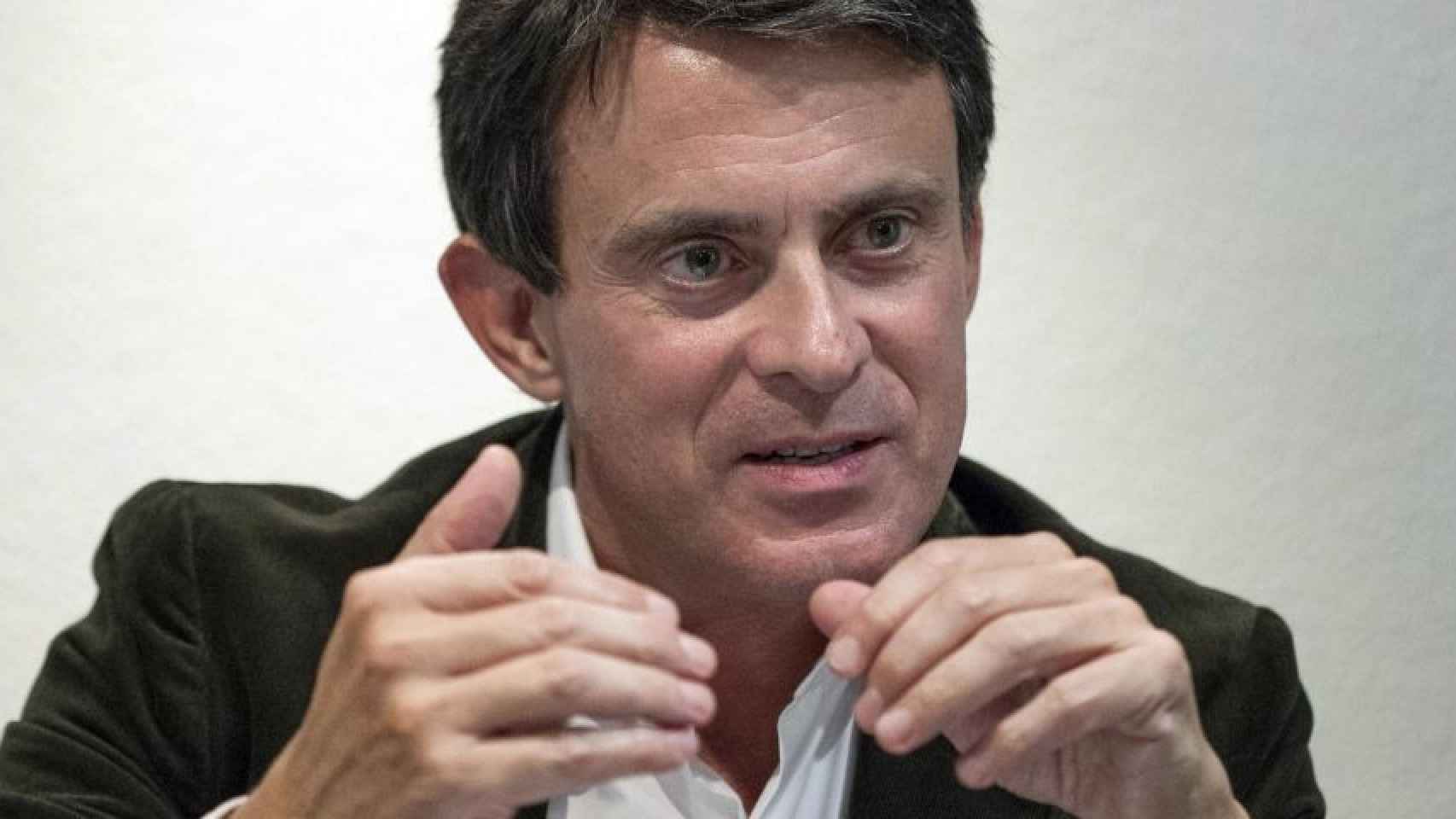 El líder de Barcelona pel Canvi, Manuel Valls / HUGO FERNÁNDEZ