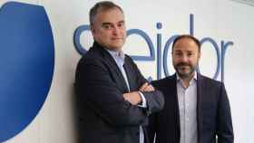 Alejandro Daniel y Eduard Farga, directores adjuntos de Seidor, grupo que copa el 95% del suministro informático del Ayuntamiento