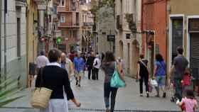 La calle Major del barrio de Sarrià, en una imagen de archivo / AJ. BARCELONA