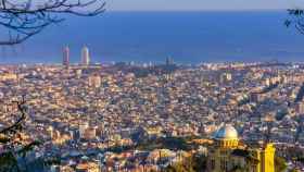 Vista panorámica de Barcelona, que tendrá un día apacible este jueves 27 de agosto