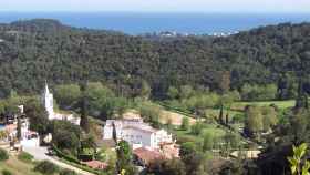 Vista panorámica del municipio de Sant Cebrià de Vallalta