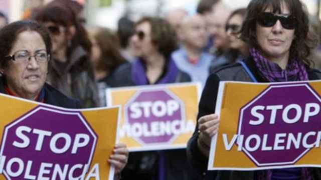 Mujeres en una manifestación contra la violencia machista / EFE