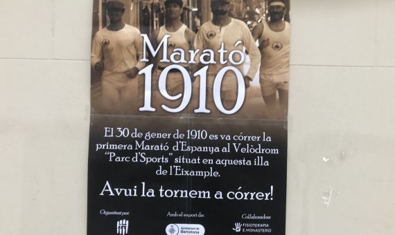 Cartel de 'La Marató 1910' / DF