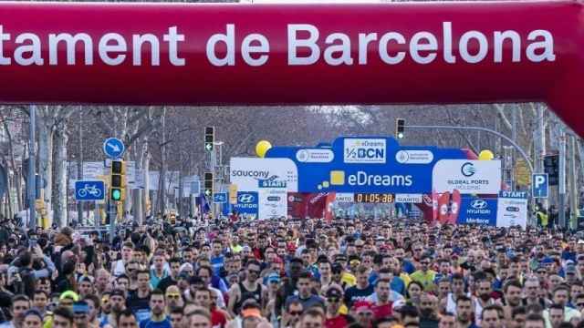 Participantes en la Media Maratón de Barcelona / EFE