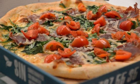 Una de las pizzas saludables de Orgánika / GEMMA RIBERA