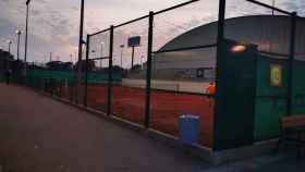 Pista de tenis del nuevo UP Club de Cornellà, el que fuese antes de 2019 propiedad de la FCT / UP CLUB