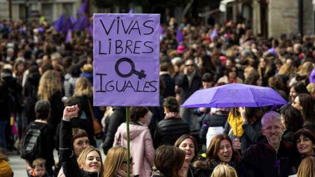 Manifestación del 8 de marzo por el día de la mujer / EFE