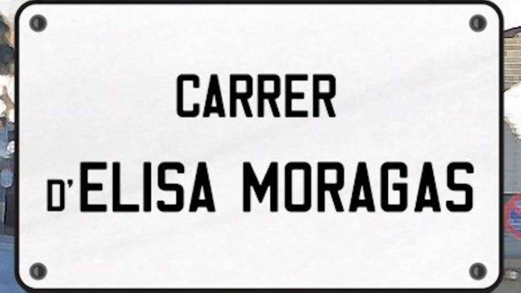 Propuesta con el cambio de nombre de Elisa Moragas / PLATAFORMA VECINAL