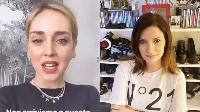 Chiara Ferragni y Laura Pausini, dos de las famosas italianas que se han plantado contra el coronavirus / INSTAGRAM