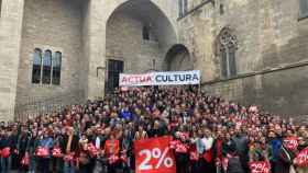 Manifestación de Actua Cultura en Barcelona / ASSOCIACIÓ TTP